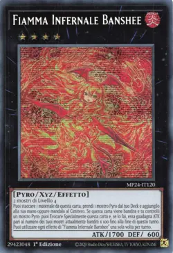 Yu gi oh ITA rara segreta mp24-it120 Fiamma Infernale Banshee - Image 1