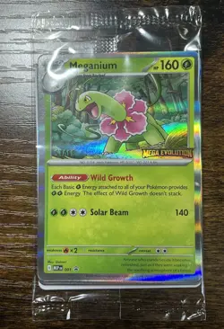 Pokemon Mega Evolution STAFF Prerelease Promos Full Set of 4 Cards SEALED - Image 2