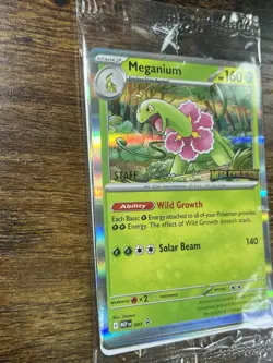 Pokemon Mega Evolution STAFF Prerelease Promos Full Set of 4 Cards SEALED - Image 3
