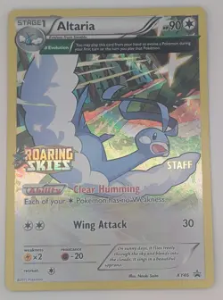 Altaria Prerelease STAFF Promo XY46 Roaring Skies Pokemon XY Pokemon Card 2015 - Image 1
