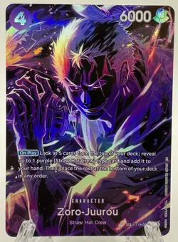 One Piece Card Zoro-Juurou SP OP12 ST18-004 Legacy of the Master English M/NM - Image 1