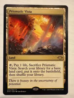 MTG: Prismatic Vista Card Regular Modern Horizons 244/254- NM - Image 1