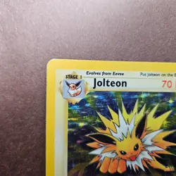 1st Edition Jolteon 4/64 Pokemon Jungle Holo Rare Card - First Ed - Image 2