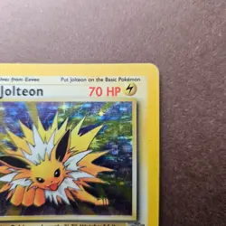 1st Edition Jolteon 4/64 Pokemon Jungle Holo Rare Card - First Ed - Image 3