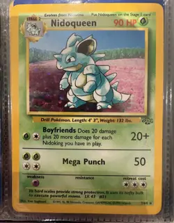 Nidoqueen 7/64 Jungle Holo Rare Vintage WOTC Pokemon Card - Image 1