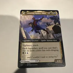 NYCC COMIC CON Magic The Gathering Spider-Man BLUE Welcome Deck & PROMO CARD - Image 2
