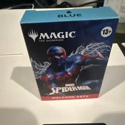 NYCC COMIC CON Magic The Gathering Spider-Man BLUE Welcome Deck & PROMO CARD - Image 3