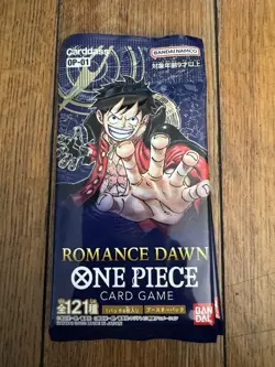 ONE PIECE Card Game Sealed 1 Booster Pack ROMANCE DAWN OP-01 Japanese TCG - Image 1