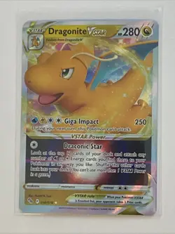 Dragonite VSTAR 050/078 Ultra Rare Pokemon GO Card - NM Near Mint - Image 1