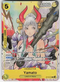 Yamato (Illustration Box Vol.1) C One Piece Promotion Cards ST13-016 LP-NM - Image 1