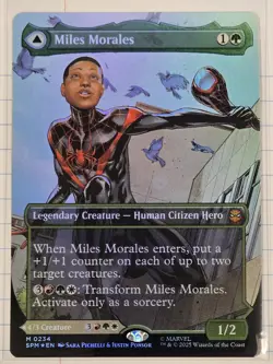 Miles Morales (0234) (Borderless) Marvel's Spider-Man Foil - Image 1