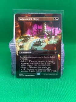 Hollowmurk Siege (BORDERLESS) MTG | Tarkir: Dragonstorm - Image 1