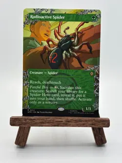 Radioactive Spider (Borderless) Rare - SPM 212 MTG Magic The Gathering - Image 1