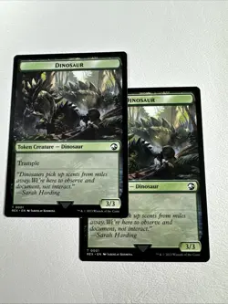 [X2] Dinosaur Token - Regular #1 Jurassic World Collection Tokens MTG - Image 1
