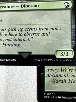 [X2] Dinosaur Token - Regular #1 Jurassic World Collection Tokens MTG - Image 2