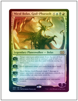 1x Nicol Bolas, God-Pharaoh, Foil, Magic the Gathering MTG NM - Image 1