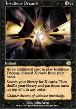 MTG Insidious Dreams, Torment, Heavily Played, English - Image 1