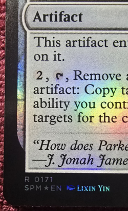 Peter Parker's Camera Extended Art Foil - Marvel'S Spider-Man MTG - MINT - Image 5