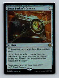 1x FOIL Peter Parker's Camera (0171) Spider-Man SPM MTG Magic NM - Image 1