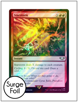 1x Starstorm, Surge Foil, Warhammer 40k, Magic MTG NM - Image 1