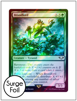 1x Broodlord, Surge Foil, Warhammer 40k, Magic MTG NM - Image 1