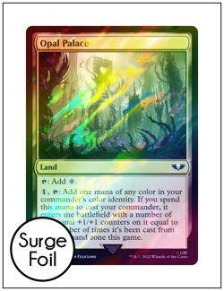 1x Opal Palace, Surge Foil, Warhammer 40k, Magic MTG NM - Image 1