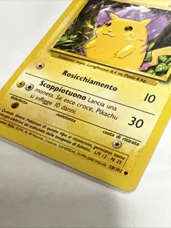 Pikachu 58/102 Yellow Cheeks - Pokemon TCG (Base Set 58/102) Italian WOTC - Image 4