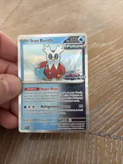 Pokemon Card Iron Bundle 058 Black Star Promo Paradox Rift STAMP Near Mint - Image 1