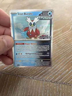 Pokemon Card Iron Bundle 058 Black Star Promo Paradox Rift STAMP Near Mint - Image 2