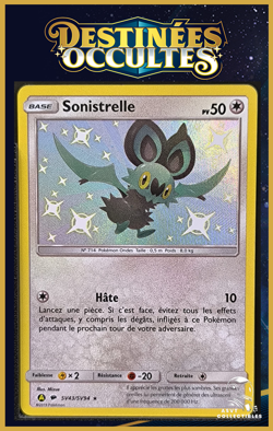 Carte Pokemon Sonistrelle SV43/SV94 Shiny SL11.5 Soleil Lune Destinees Occultes - Image 1