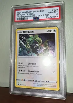 Rayquaza - Holo #SWSH029 - 2024 Pokemon SWSH Black Star Promo - GEM MINT PSA 10 - Image 3
