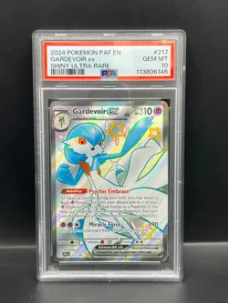 Pokemon PSA 10 GEM MT Gardevoir ex 217/091 Paldean Fates Holofoil 2024 S#6146 - Image 1