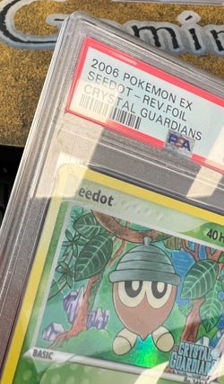 Pokemon PSA 10 GEM MT Seedot 60/100 Crystal Guardians Reverse Holo 2005 S#2351 - Image 3