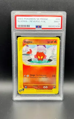 Pokemon PSA 9 MINT Slugma 99/144 Skyridge Reverse Holofoil 2003 S#2408 - Image 1
