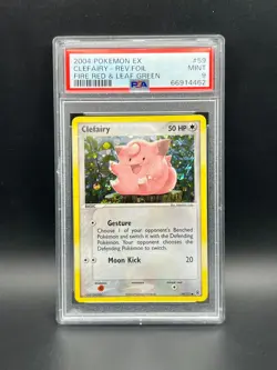 Pokemon PSA 9 MINT Clefairy 59/112 FireRed & LeafGreen Reverse Holo 2004 S#4462 - Image 1