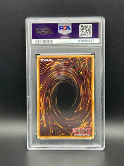 Yugioh PSA 9 MINT Left Leg of the Forbidden One LOB-121 Reprint 2010 ERROR #5829 - Image 2