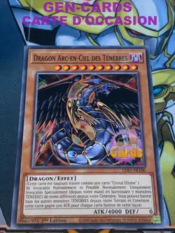 CARTE Yu Gi Oh DRAGON ARC-EN-CIEL DES TENEBRES LDS1-FR100 1ere edition - Image 1