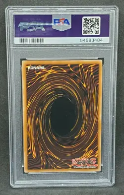 Yugioh PSA 9 MINT Chaosrider Gustaph IOC-018 1st Edition Super Rare 2004 - Image 2