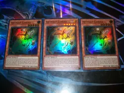 3x Artifact Lancea 1st Edition Super Rare RA01-EN006 Yu-Gi-Oh! - Image 1
