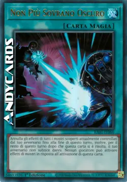 NON PIU SOVRANO OSCURO (Dark Ruler No More) Ultra R • RA01 IT060 • 1Ed • Yugioh! - Image 1
