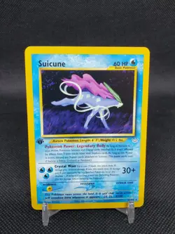 Suicune 27/64 Neo Revelation 1st Edition Rare WOTC LP/NM Pokemon Card. - Image 1