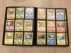 Pokemon TCG WOTC Binder with vintage cards 1999-2000 in EXCELLENT condition - Image 4