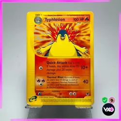 Pokemon Expedition ⭐ Typhlosion 64/165 ⭐ English Card No Holo Vintage - Image 1
