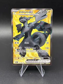 Zekrom Ex 158/086 Black bolt (English) Rare Full Art Card Nm. Pokemon TCG NM - Image 1