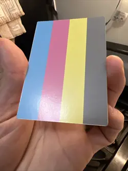 Yugioh Test Print Card Vintage KYMC Reverse CMYK Misprint Error Common - Image 4