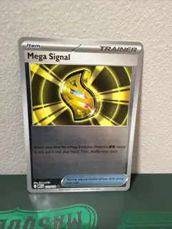 Mega Signal 121 2025 Pokemon Mega Evolution Reverse Holo Card NM+ - Image 1