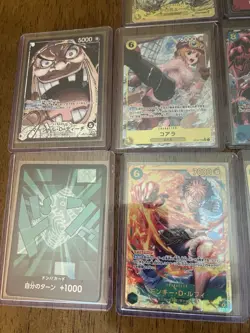 One Piece Japanese Card Lot! Alt Art Leaders/SEC/SR - Image 2