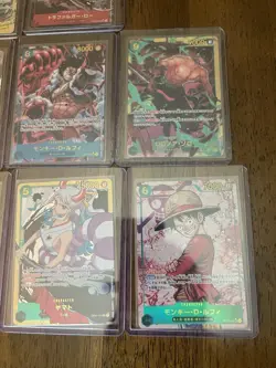 One Piece Japanese Card Lot! Alt Art Leaders/SEC/SR - Image 3