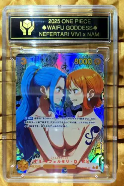 NEFERTARI VIVI x NAMI One Piece Anime Waifu Goddess CUSTOM CARD - Image 2