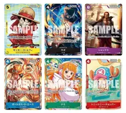 PSL ONE PIECE Card Game McDonald's Promo Set 2025 Luffy Nami Ace Shanks Japanese - Image 1